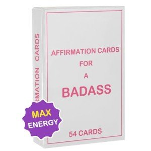 Affirmation Cards for Women - Self Care Inspirational MotivationalGifts for Women - Daily Mindfulness Card Funny Gifts for Sisters Valentines Birthdays Grey