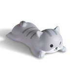 Cityhermit Cute Wrist Rest Support for Mouse Keyboard Computer Elbow Pad Arm Rest for Desk Ergonomic Kawaii Office Supplies Slow Rising PU Mouse Pad Cat