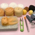 Needle Felting Kit, DIY Crafts for Adults Women, Hobby Kit with Felting Supplies,Felting Needles, Felting Wool and Tools for Beginners, Adult Craft Kits, Animal Kit 6pcs
