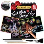 Scratch Art Book for Adults - Colorful City Series Scratch Art | Scratch Painting Foil Art for Adults | Scratch and Sketch City Series Books | Foil Engraving Scratch Art Adult (City Series)