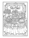 Creative Haven Afternoon Tea Coloring Book (Adult Coloring Books: Food & Drink)