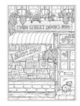 Creative Haven Main Street Coloring Book (Adult Coloring Books: USA)