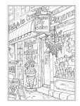 Creative Haven Main Street Coloring Book (Adult Coloring Books: USA)