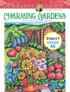 Creative Haven Charming Gardens Coloring Book (Creative Haven Coloring Books)