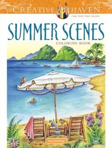 Creative Haven Summer Scenes Coloring Book (Adult Coloring Books: Seasons)