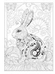 Creative Haven Boho Bunnies Coloring Book (Adult Coloring Books: Animals)