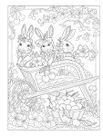 Creative Haven Boho Bunnies Coloring Book (Adult Coloring Books: Animals)