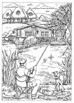 Creative Haven Summer Scenes Coloring Book (Adult Coloring Books: Seasons)