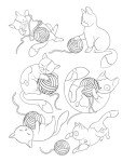 Creative Haven Cat Mom Coloring Book (Adult Coloring Books: Pets)