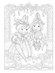 Creative Haven Boho Bunnies Coloring Book (Adult Coloring Books: Animals)