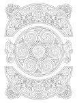 Creative Haven Celtic Nature Designs Coloring Book (Adult Coloring Books: World & Travel)