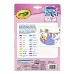 CRAYOLA Pastel- Super Tips Washable Medium Tip Markers - Pack of 20, for School and Leisure, Assorted Colours Pastel