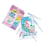 CRAYOLA Pastel- Super Tips Washable Medium Tip Markers - Pack of 20, for School and Leisure, Assorted Colours Pastel