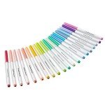 CRAYOLA Pastel- Super Tips Washable Medium Tip Markers - Pack of 20, for School and Leisure, Assorted Colours Pastel