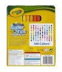 Crayola Super Tips Marker Set (100ct), Fine Point Washable Markers, Drawing Markers for Kids & Adults, Great for Thick & Thin Lines