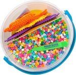 Perler Sunny Days Bright Color Fuse Bead Bucket, 5500 pcs