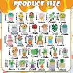 Remuuly 30 Pcs Diamond Painting Magnets Spring Diamond Art Magnet Kits for Adults Summer Animal Flower Cupcake Cow Rhinestones Refrigerator Stickers for Fridge DIY Crafts Toy Gifts(Spring)