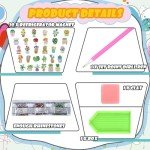 Remuuly 30 Pcs Diamond Painting Magnets Spring Diamond Art Magnet Kits for Adults Summer Animal Flower Cupcake Cow Rhinestones Refrigerator Stickers for Fridge DIY Crafts Toy Gifts(Spring)