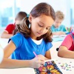 DIYGEMDOT Butterfly Diamond Painting Kit for Kids with Wooden Frame, 5D Diamond Art Gem Painting for Beginners, Gem Art Crafts and Gifts for Girls and Boys Ages 4-5-6-7-8-9-10-11-12 (7X7 Inches)