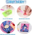 LWZAYS 6 Pieces Diamond Painting Kits for Kids Diamond Art Gem by Number Kits Arts and Crafts for Kids Ages 8-12 Mosaic DIY Full Drill Painting Kits for Home Wall Decor 6" X 6"