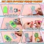 Remuuly 30 Pcs Diamond Painting Magnets Spring Diamond Art Magnet Kits for Adults Summer Animal Flower Cupcake Cow Rhinestones Refrigerator Stickers for Fridge DIY Crafts Toy Gifts(Spring)
