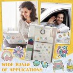 ZYNERY 24 Pcs Summer Magnets, Refrigerator Magnets Sunflower Beach Art, Mini Diamond Painting Kits, Decorative Magnets 5D Diamond Painting for Adults Home Decor DIY Crafts Gift