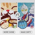 Diamond Painting Sealer, Topwey Diamond Painting Adhesive with Applicator Helps retain Your Diamond Sparkle, Also Applicable to Puzzles for Adults (125 ML 4.4 Fl Oz)