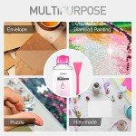 Diamond Painting Sealer, Topwey Diamond Painting Adhesive with Applicator Helps retain Your Diamond Sparkle, Also Applicable to Puzzles for Adults (125 ML 4.4 Fl Oz)