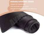 AYKDTFN Cute Colorful Cloud and Star Desk Mat, Watercolor Pink Extended Large Gaming Mouse Pad, Computer Keyboard Laptop Girl Kawaii Mousepad for Work, Game, Office and Home, XL