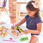 KYOQFVN 4 Pack Diamond Art Kits for Kids - Arts and Crafts for Kids Ages 8-12 - Crafts for Girls 8-12, Full Drill Gem Art Small Diamond Art Painting, 5D Mini Diamond Art, for Home Wall Decor 6x6 Inch