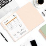 SUNEE File Folders, 30 Pack Manilla Folders 8.5 x 11, Colored File Folders Home Office School Supplies for Documents Files Paper,6 Pastel Colors