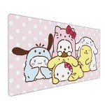 Kawaii Girly Cute Gaming Mouse Pad, Long Extended XXL Desk Mat, Extra Large Girl Anime Mousepad Keyboard Pads for Work Game Office Home, 35.4'' X 15.7''