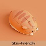 Akko Cat Theme Wireless Gaming Mouse, 2.4G GHz with a USB Receiver, Cute Optical Cordless Cartoon Mice for Computer/Laptop/Desktop/PC, Compatible with Mac/Win Orange Kate