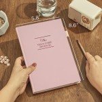 5 MINUTES A DAY Self-Care Journal, Wellness & Daily Reflection Notebook – Gratitude Journal Guided Journal for Women – Self Care Planner, Mental Health Journal with Mood Tracker – A5 Size (Pink)