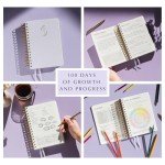 LIFTINSPIRE CO. FINDING BALANCE A 100-DAY Mental Health Journal – Daily Journal with Prompts for Mindfulness, Self-Care & Healing – Anxiety & Depression Relief