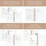 LIFTINSPIRE CO. FINDING BALANCE Mental Health Journal – 6-Month Daily Journal with Prompts for Mindfulness, Self-Care & Healing – Anxiety & Depression Relief – Beige Spiral