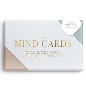 LSW London Mind Cards | 45 Cards for Daily Rituals, Gratitude & Journaling | Simple Steps to Positive Habits, Self Care for Busy Lives & Careers | For Women & Men