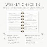 LIFTINSPIRE CO. FINDING BALANCE A 100-DAY Mental Health Journal – Daily Journal with Prompts for Mindfulness, Self-Care & Healing – Anxiety & Depression Relief