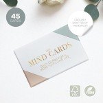 LSW London Mind Cards | 45 Cards for Daily Rituals, Gratitude & Journaling | Simple Steps to Positive Habits, Self Care for Busy Lives & Careers | For Women & Men