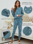 Blooming Jelly Womens Cute Pajama Sets Winter Pajamas Pj Set Fall Loungewear Pjs Lounge Pajamas 2025 (XX-Large, Blue)