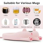 PUSEE Mug Warmer,Coffee Warmer for Desk Candle Warmer Auto Shut Off,Coffee Cup Warmer with 3 Temp Settings,Electric Beverage Warmer Plate for Coffee,Tea,Water Milk and Cocoa(Not Include Cup)