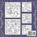 Cozy Friends.: Cute and Comfy Christmas Vibes Coloring Book for Kids and Adults.