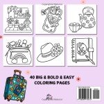 Cozy Girl Vibes Coloring Book: Easy and Bold Designs for Adults and Teens, Featuring Simple, Cute Illustrations for Winter Relaxation, Stress Relief, ... Moments (Bold and Easy Coloring)