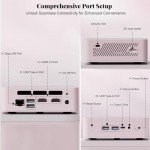 NIMO Mini PC Desktop, 16GB RAM 1TB SSD 12th Gen N100(Beat i3 1115G4) Mini Desktop Computers with USB3.2 BT5.2 WiFi 6, 4K Three-Monitor Display Micro Computer for Business Home Office Win 11