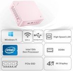 NIMO Mini PC Desktop, 16GB RAM 1TB SSD 12th Gen N100(Beat i3 1115G4) Mini Desktop Computers with USB3.2 BT5.2 WiFi 6, 4K Three-Monitor Display Micro Computer for Business Home Office Win 11