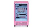 Thermaltake Tower 200 Mini-ITX Computer Case; 2x140mm Pre-Installed CT140 Fans; Supports GPU Length Up to 380mm; CA-1X9-00SAWN-00; Bubble Pink; 3 Year Warranty