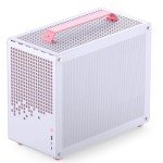 JONSBO/JONSPLUS Z20 Pink/White Micro-ATX Mini Tower Pc Case,with Detachable Carrying Handle, Mini Size, High-Performance Hardware Compatible, Support 240AIO, H160mm Cooler