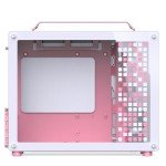 JONSBO/JONSPLUS Z20 Pink/White Micro-ATX Mini Tower Pc Case,with Detachable Carrying Handle, Mini Size, High-Performance Hardware Compatible, Support 240AIO, H160mm Cooler