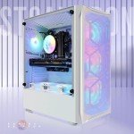 STGAubron Gaming PC, Radeon RX 5600 XT 6G GDDR6, Intel Core i7 up to 3.9G, 16G RAM, 1T SSD, 600M WiFi, BT 5.0, RGB Fan x6, Windows 10 Home, White
