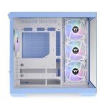 Thermaltake View 380 TG ARGB Hydrangea Blue ATX Case; 4x120mm ARGB Fans Included; Supports Hidden-Connector Motherboard; Front & Side Dual Tempered Glass Panel; CA-1Z2-00MFWN-00; 3 Year Warranty